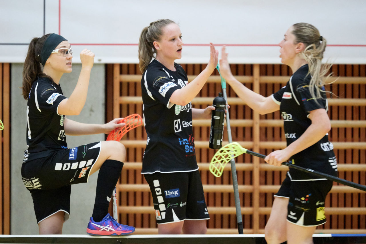 Zug United Damen NLA 
Zug United - Wizards Bern Burgdorf Resultat 4 : 9 am 19. Januar 2019 in der Sporthalle in Zug 
Bild: Michael Peter