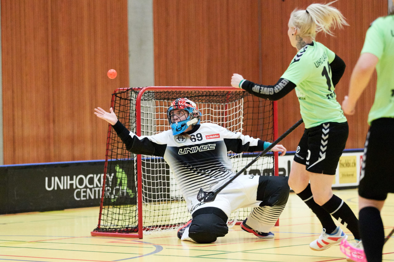 Zug United Damen NLA 
Zug United - UHC Laupen Resultat 2 : 3 am 6. Januar 2019 in der Sporthalle in Zug 
Bild: Michael Peter