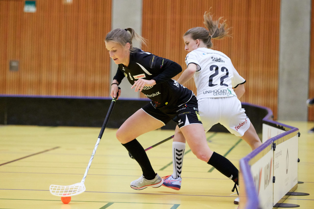 Zug United Damen NLA 
Zug United - Wizards Bern Burgdorf Resultat 4 : 9 am 19. Januar 2019 in der Sporthalle in Zug 
Bild: Michael Peter