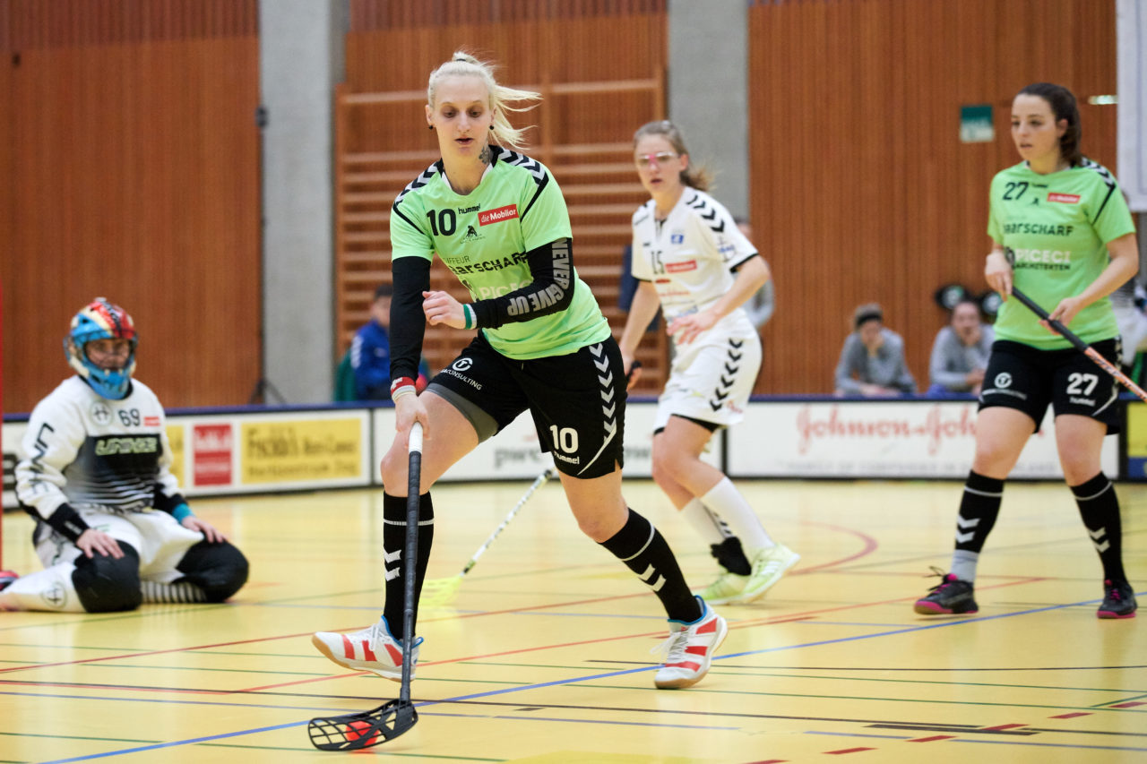 Zug United Damen NLA 
Zug United - UHC Laupen Resultat 2 : 3 am 6. Januar 2019 in der Sporthalle in Zug 
Bild: Michael Peter