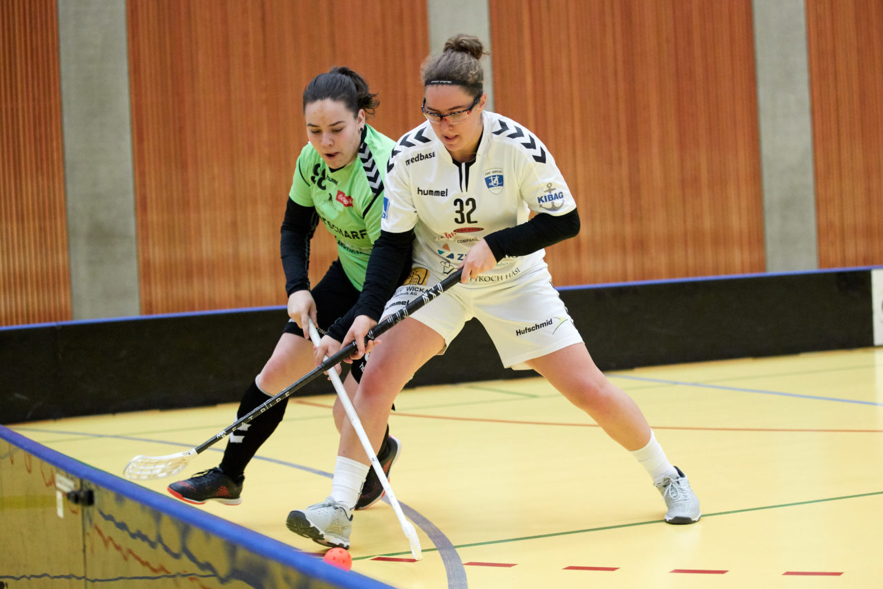 Zug United Damen NLA 
Zug United - UHC Laupen Resultat 2 : 3 am 6. Januar 2019 in der Sporthalle in Zug 
Bild: Michael Peter