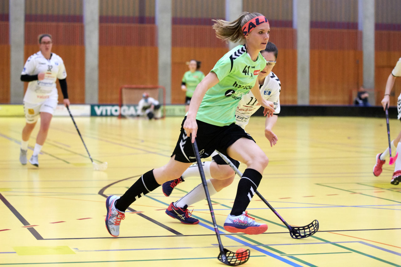 Zug United Damen NLA 
Zug United - UHC Laupen Resultat 2 : 3 am 6. Januar 2019 in der Sporthalle in Zug 
Bild: Michael Peter