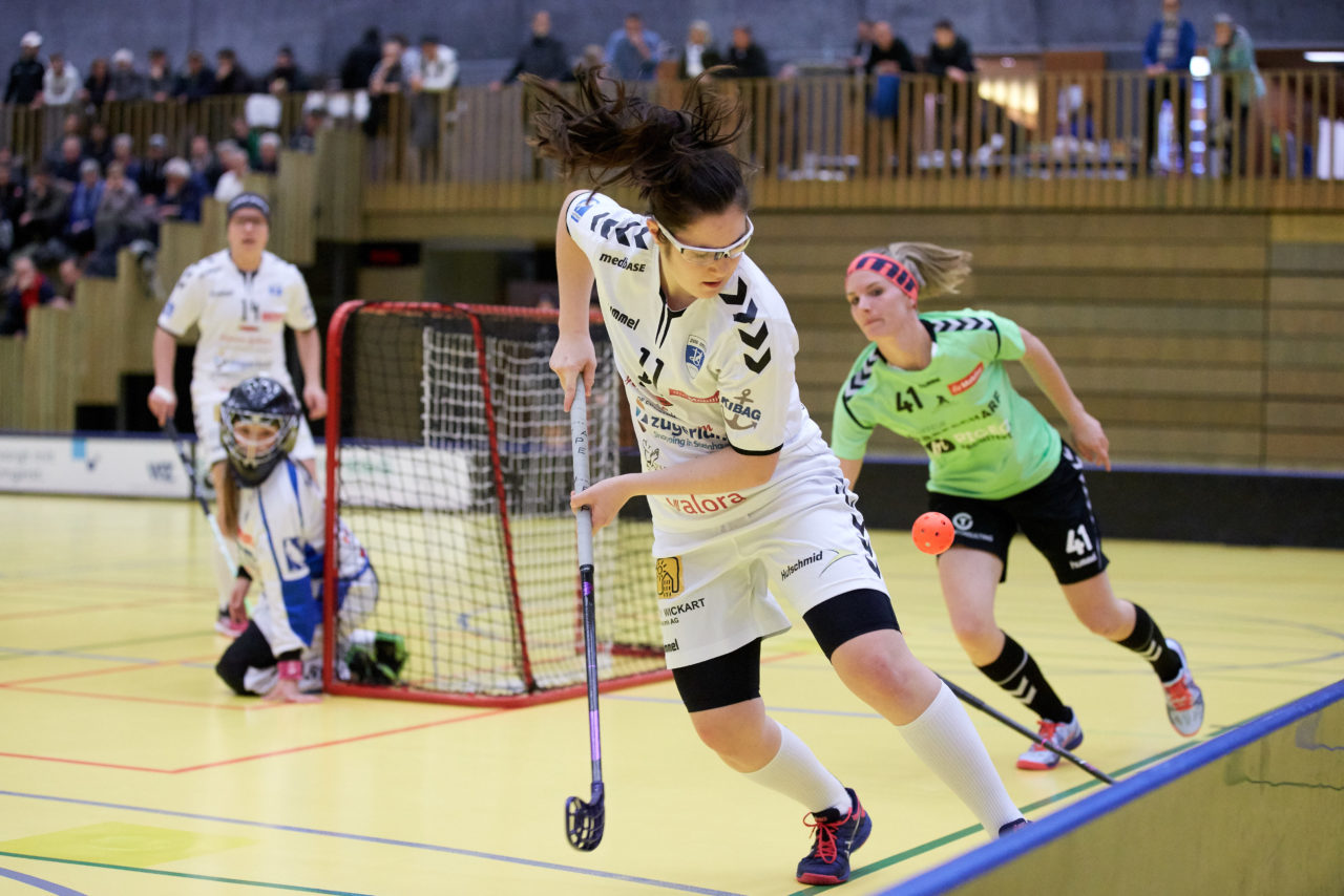 Zug United Damen NLA 
Zug United - UHC Laupen Resultat 2 : 3 am 6. Januar 2019 in der Sporthalle in Zug 
Bild: Michael Peter
