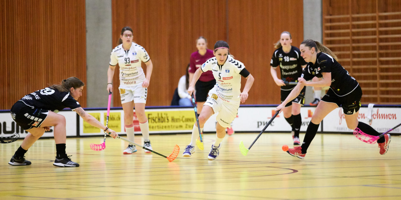 Zug United Damen NLA 
Zug United - Wizards Bern Burgdorf Resultat 4 : 9 am 19. Januar 2019 in der Sporthalle in Zug 
Bild: Michael Peter
