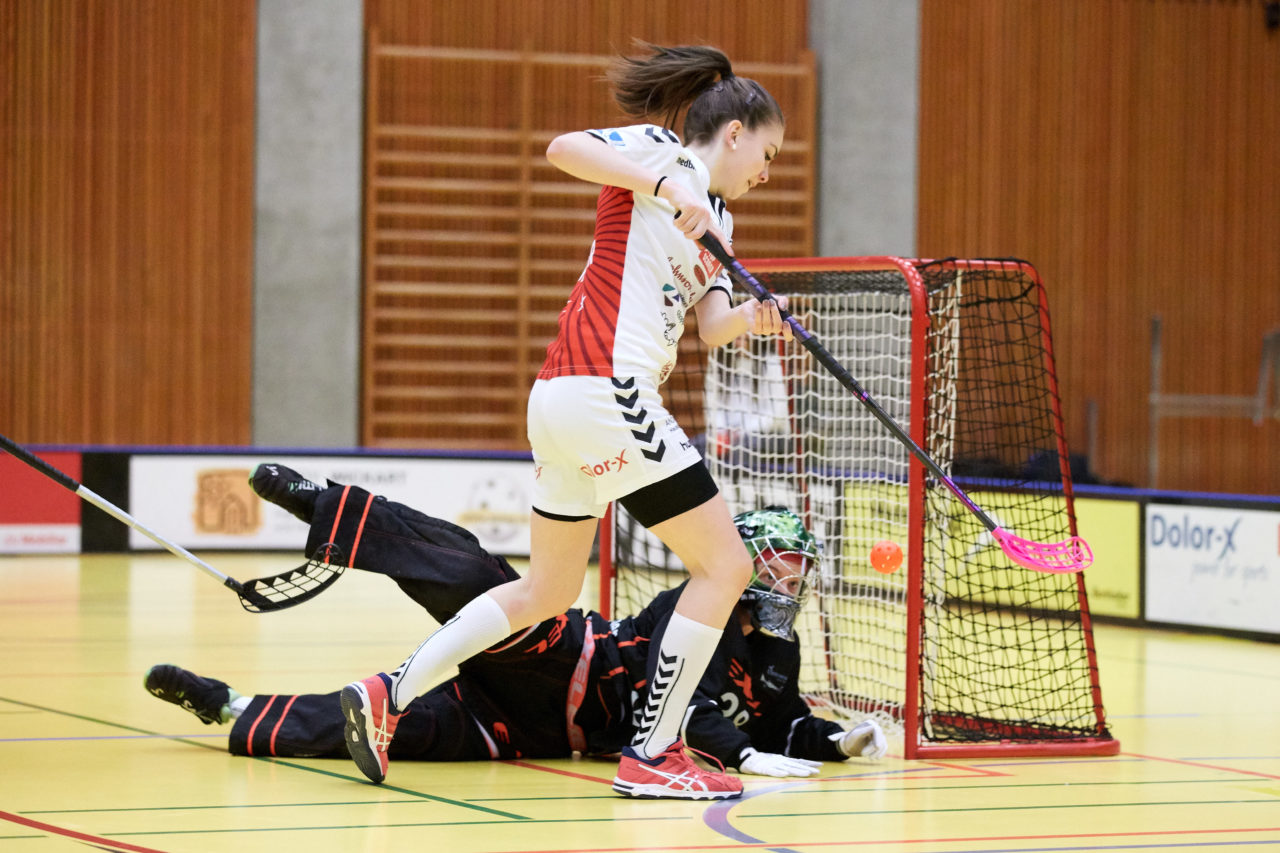 Zug United Damen NLA 
Zug United - Wizards Bern Burgdorf Resultat 4 : 9 am 19. Januar 2019 in der Sporthalle in Zug 
Bild: Michael Peter