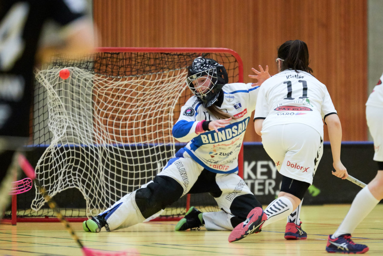 Zug United Damen NLA 
Zug United - Wizards Bern Burgdorf Resultat 4 : 9 am 19. Januar 2019 in der Sporthalle in Zug 
Bild: Michael Peter
