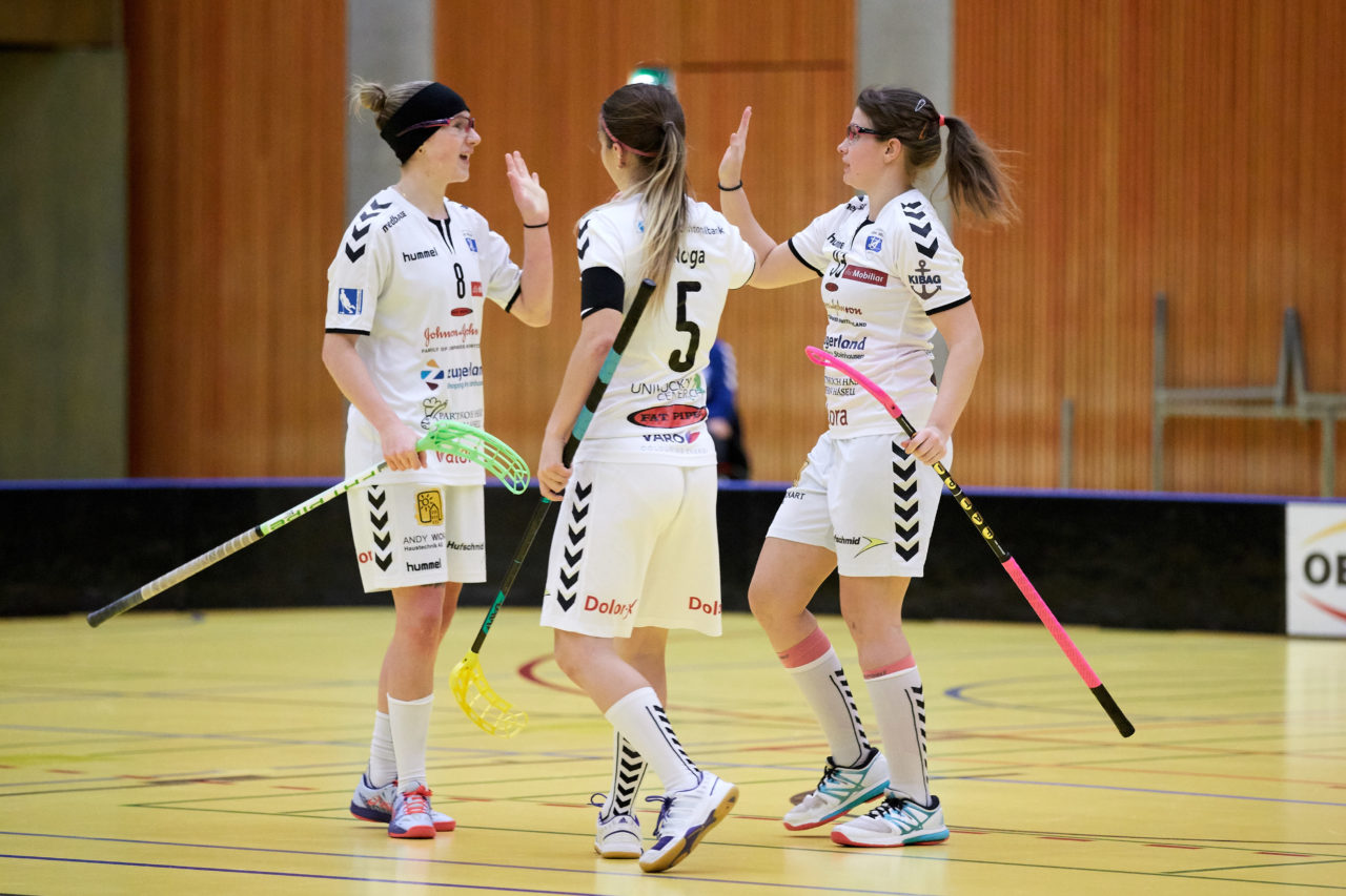 Zug United Damen NLA 
Zug United - Wizards Bern Burgdorf Resultat 4 : 9 am 19. Januar 2019 in der Sporthalle in Zug 
Bild: Michael Peter