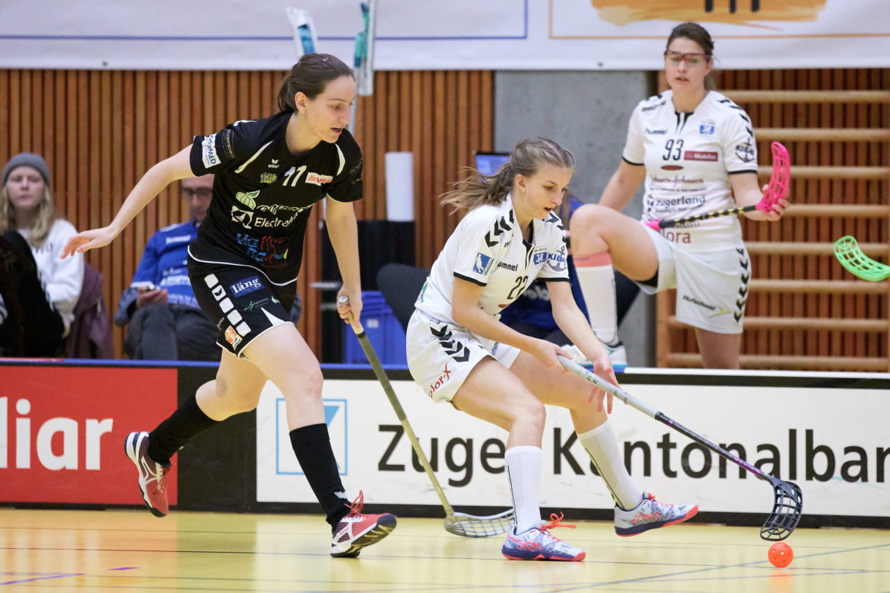 Zug United Damen NLA 
Zug United - Wizards Bern Burgdorf Resultat 4 : 9 am 19. Januar 2019 in der Sporthalle in Zug 
Bild: Michael Peter