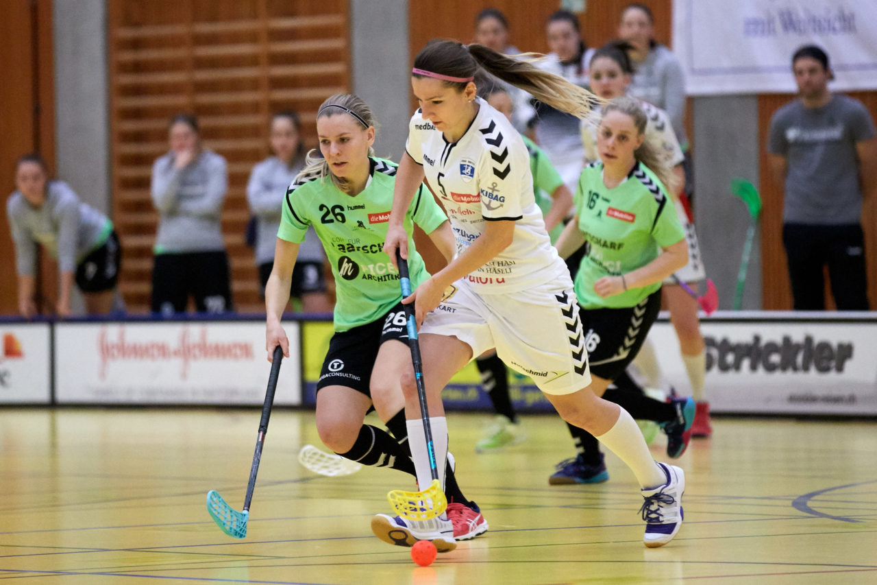 Zug United Damen NLA 
Zug United - UHC Laupen Resultat 2 : 3 am 6. Januar 2019 in der Sporthalle in Zug 
Bild: Michael Peter