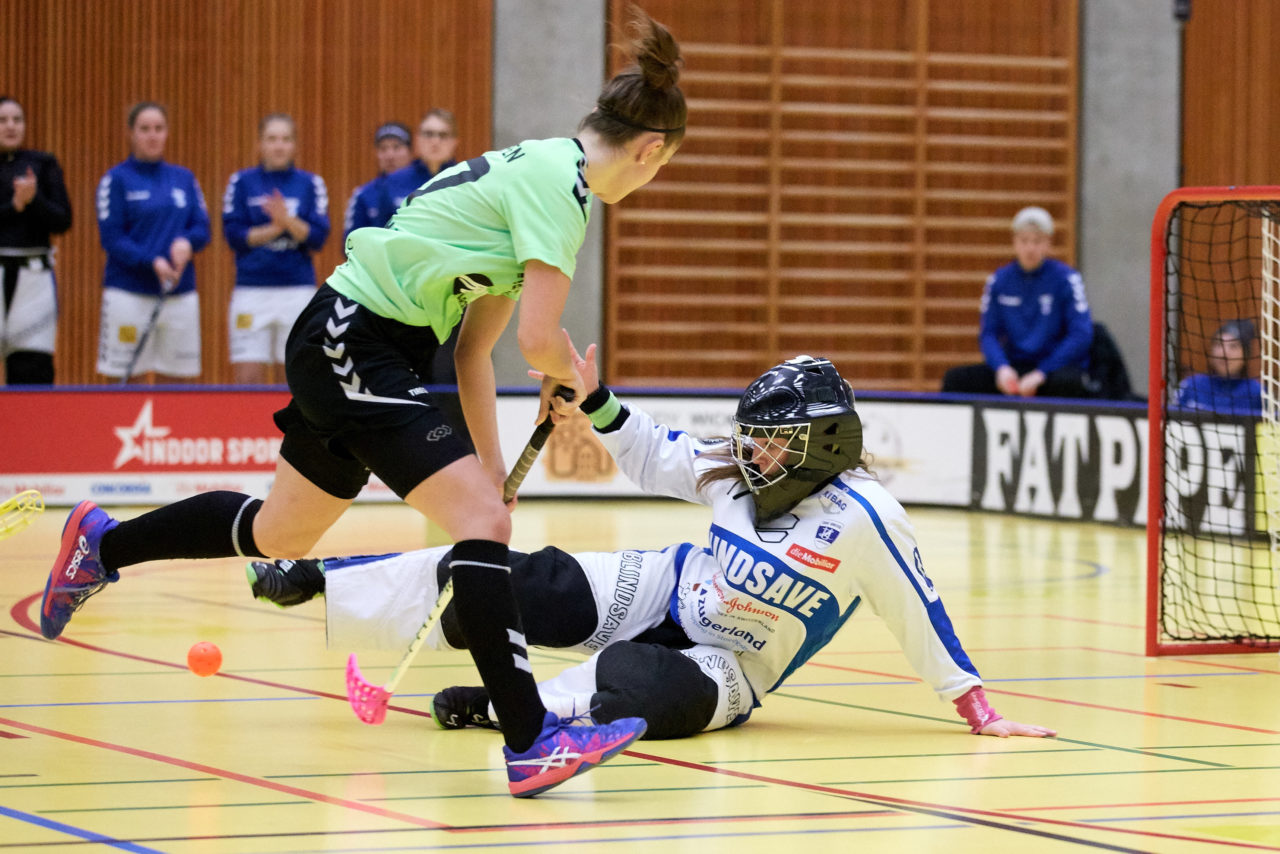 Zug United Damen NLA 
Zug United - UHC Laupen Resultat 2 : 3 am 6. Januar 2019 in der Sporthalle in Zug 
Bild: Michael Peter
