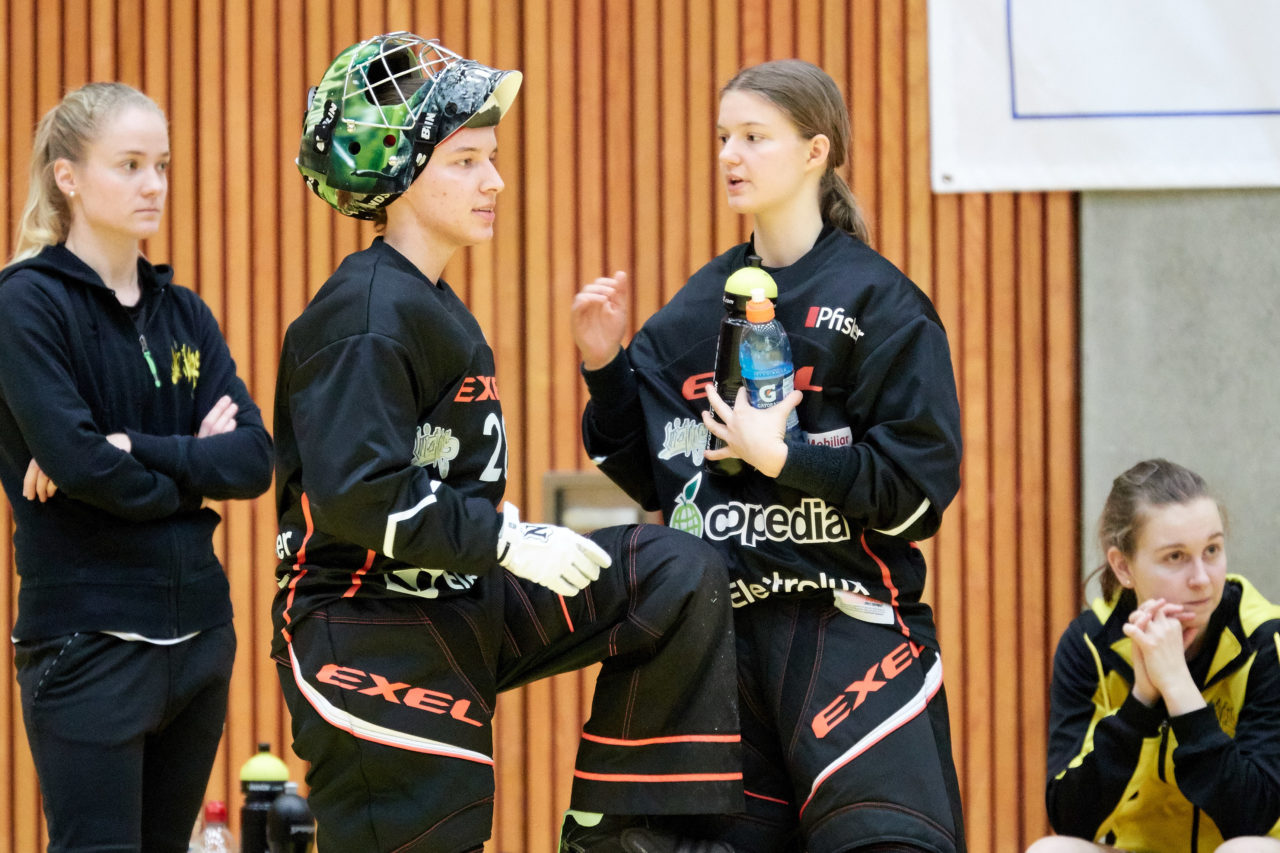 Zug United Damen NLA 
Zug United - Wizards Bern Burgdorf Resultat 4 : 9 am 19. Januar 2019 in der Sporthalle in Zug 
Bild: Michael Peter