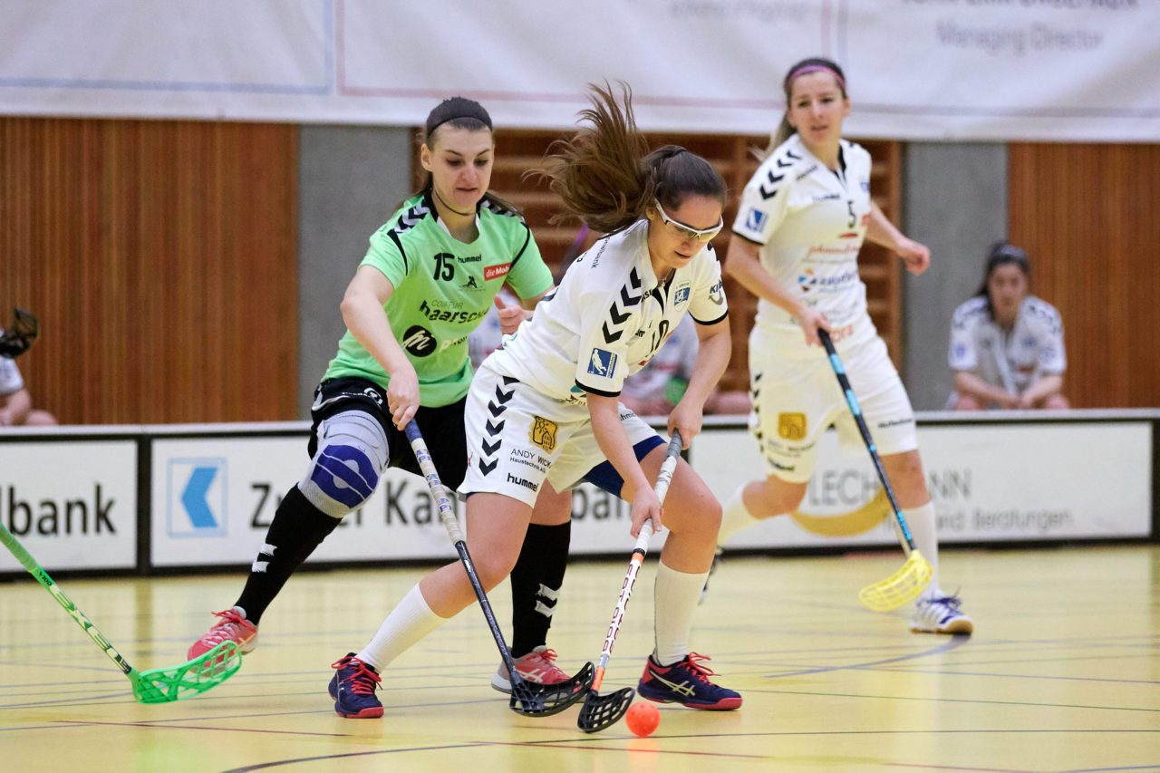 Zug United Damen NLA 
Zug United - UHC Laupen Resultat 2 : 3 am 6. Januar 2019 in der Sporthalle in Zug 
Bild: Michael Peter