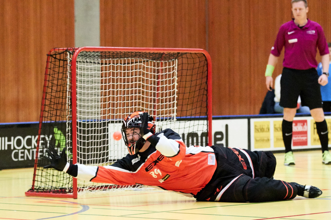 Zug United Herren NLA 
Zug United - SV Wiler-Ersigen 
Resultat 8 : 6 am 19. Januar  Dezember 2019 in der Sporthalle in Zug 
Bild: Michael Peter