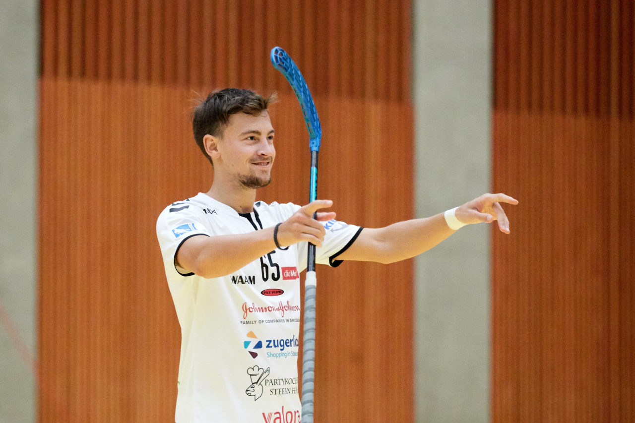 Zug United Herren NLA 
Zug United - SV Wiler-Ersigen 
Resultat 8 : 6 am 19. Januar  Dezember 2019 in der Sporthalle in Zug 
Bild: Michael Peter