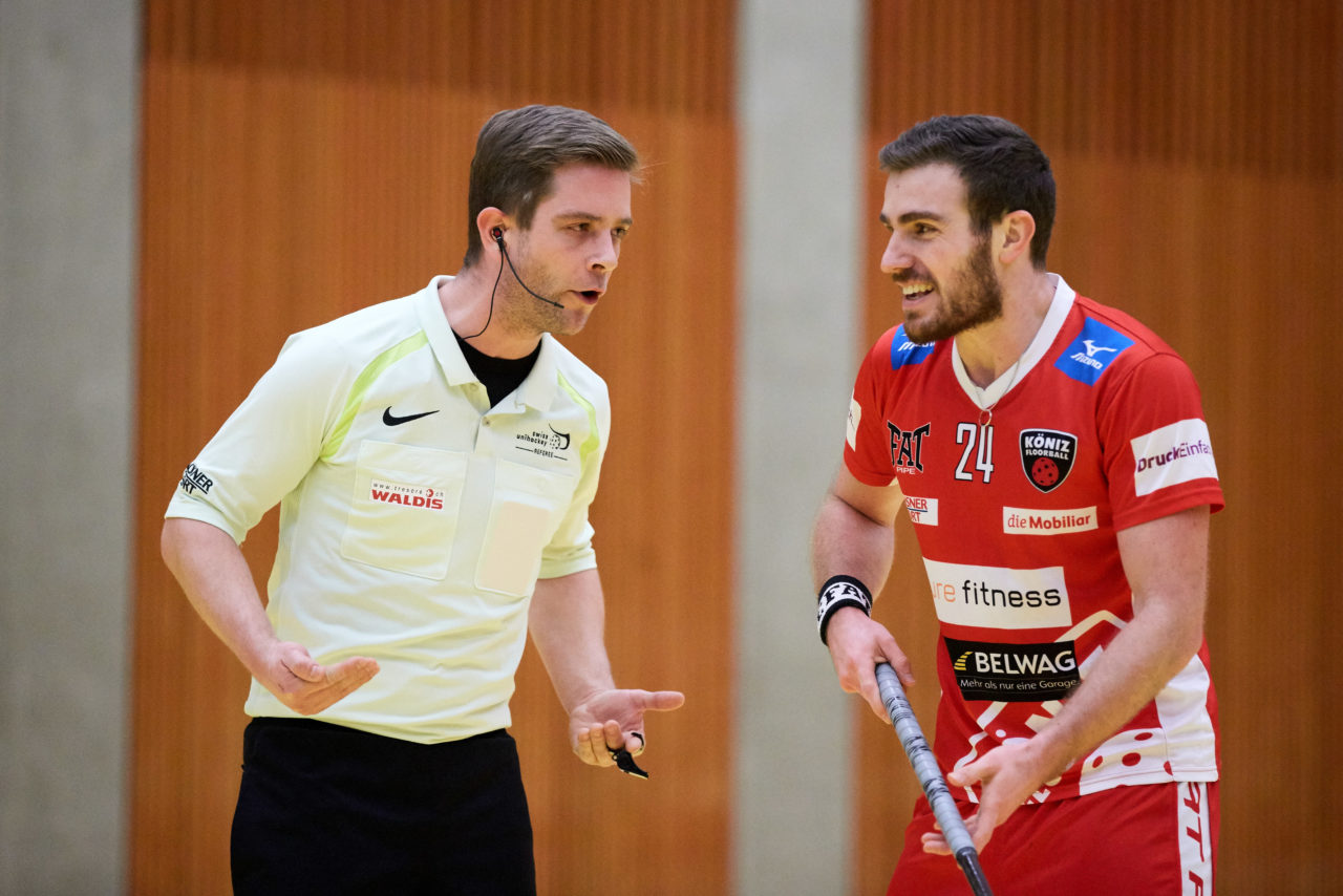 Zug United Herren NLA 
Zug United - Floorball Köniz 
Resultat 3 : 6 am 26. Januar  Dezember 2019 in der Sporthalle in Zug 
Bild: Michael Peter