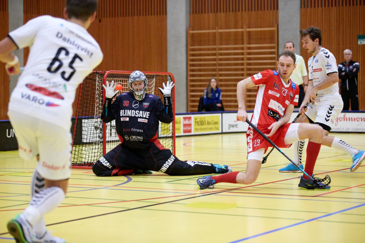 Zug United Herren NLA 
Zug United - Floorball Köniz 
Resultat 3 : 6 am 26. Januar  Dezember 2019 in der Sporthalle in Zug 
Bild: Michael Peter