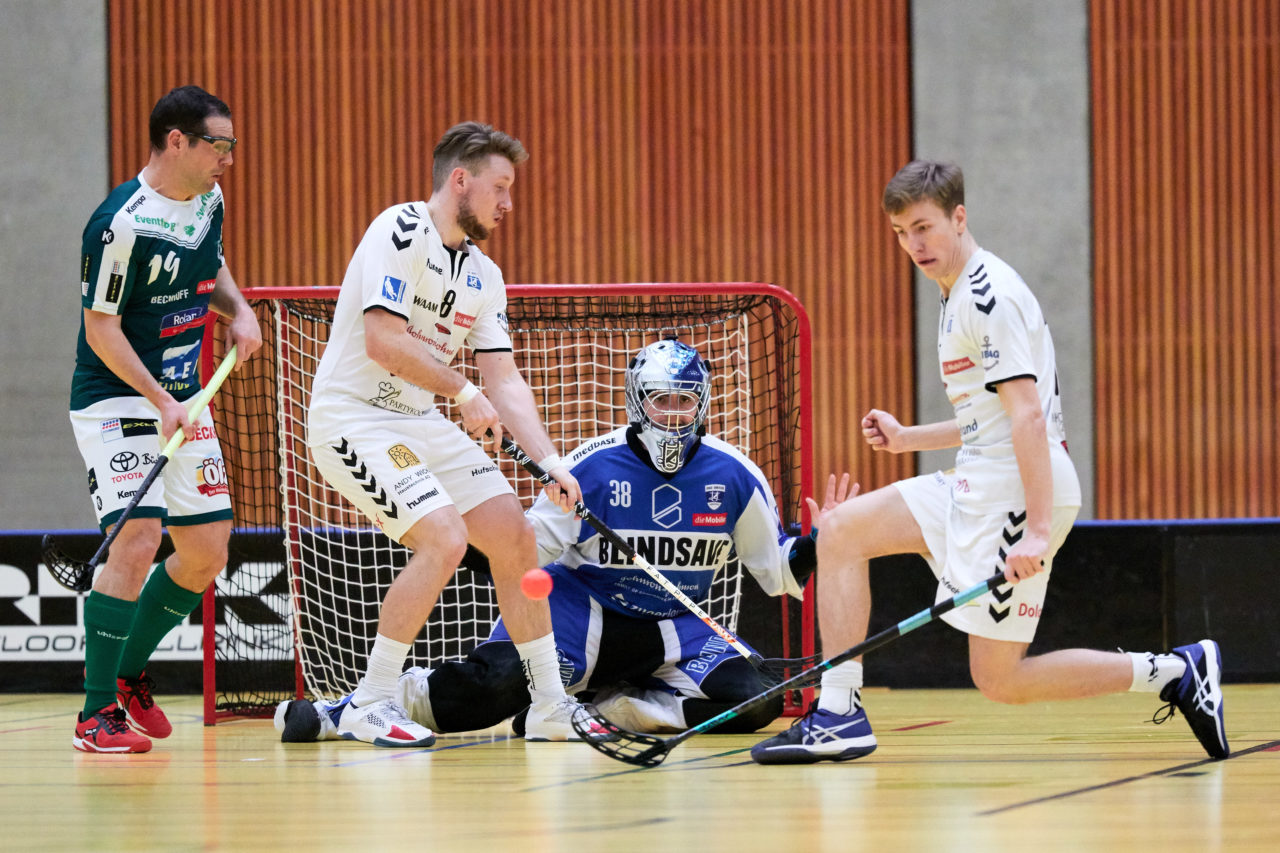 Zug United Herren NLA 
Zug United - SV Wiler-Ersigen 
Resultat 8 : 6 am 19. Januar  Dezember 2019 in der Sporthalle in Zug 
Bild: Michael Peter