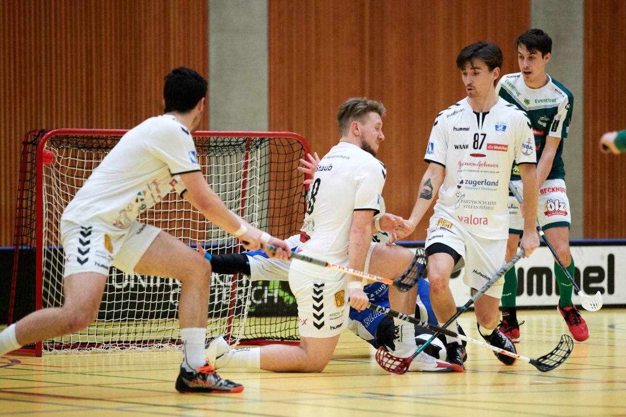 Zug United Herren NLA 
Zug United - SV Wiler-Ersigen 
Resultat 8 : 6 am 19. Januar  Dezember 2019 in der Sporthalle in Zug 
Bild: Michael Peter