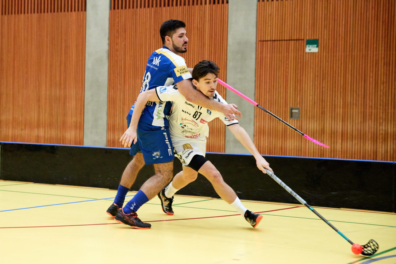 Zug United Herren NLA
Zug United - Kloten-Dietlikon Jets 
Resultat 7 : 6 nach Verlängerung am 6. Januar  Dezember 2019 in der Sporthalle in Zug 
Bild: Michael Peter