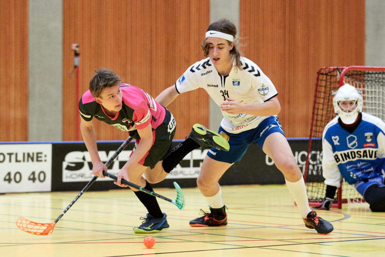 Zug United Junioren U21A 
Zug United - Floorbll Thurgau 
Resultat 7 : 5 am 6. Januar  Dezember 2019 in der Sporthalle in Zug 
Bild: Michael Peter