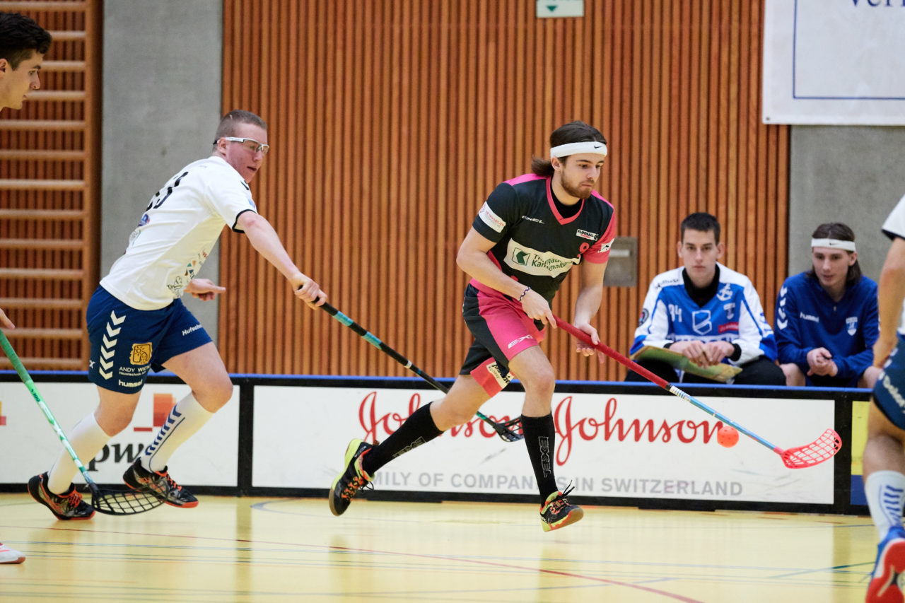 Zug United Junioren U21A 
Zug United - Floorbll Thurgau 
Resultat 7 : 5 am 6. Januar  Dezember 2019 in der Sporthalle in Zug 
Bild: Michael Peter