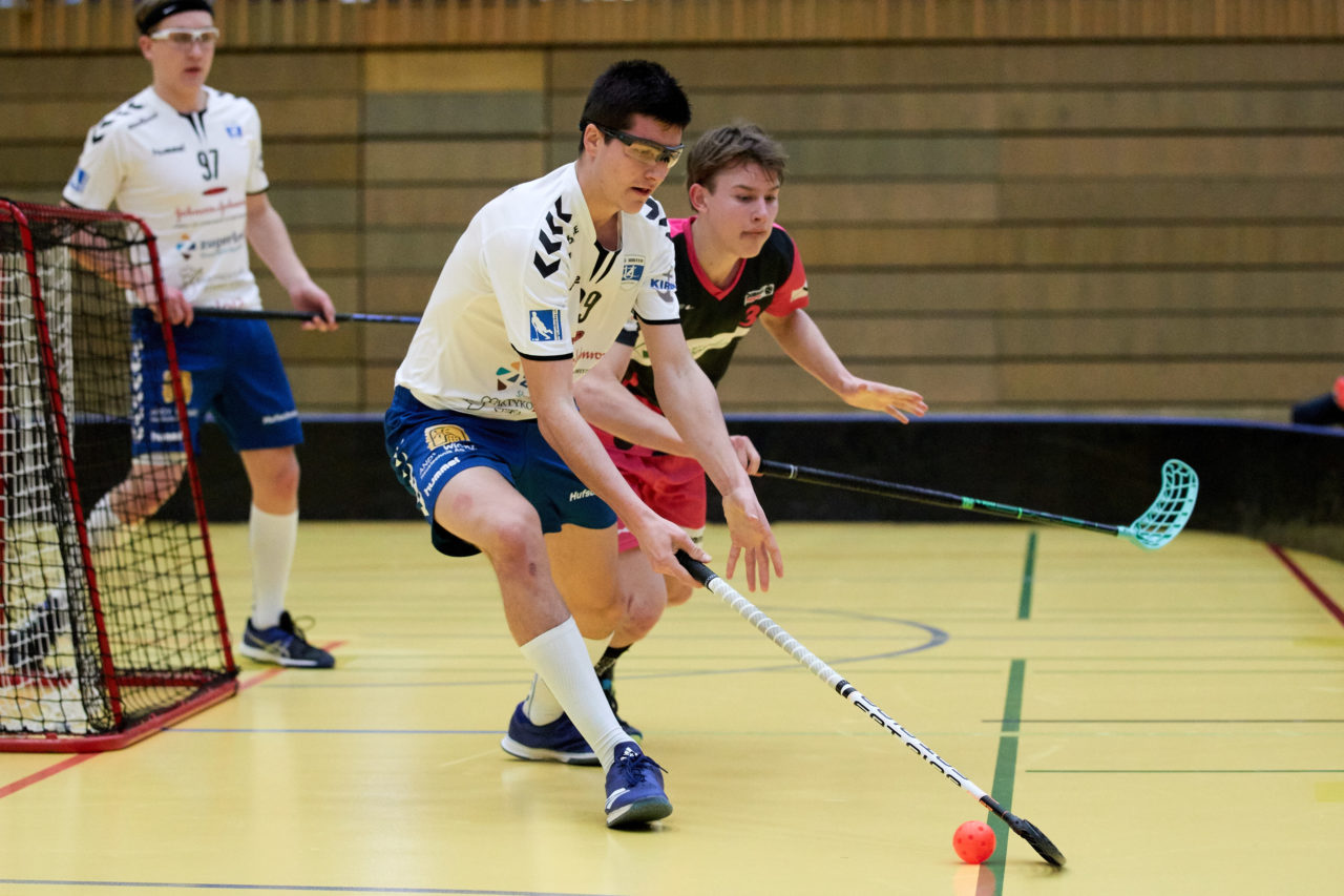 Zug United Junioren U21A 
Zug United - Floorbll Thurgau 
Resultat 7 : 5 am 6. Januar  Dezember 2019 in der Sporthalle in Zug 
Bild: Michael Peter
