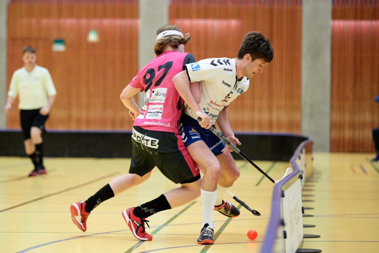 Zug United Junioren U21A 
Zug United - Floorbll Thurgau 
Resultat 7 : 5 am 6. Januar  Dezember 2019 in der Sporthalle in Zug 
Bild: Michael Peter