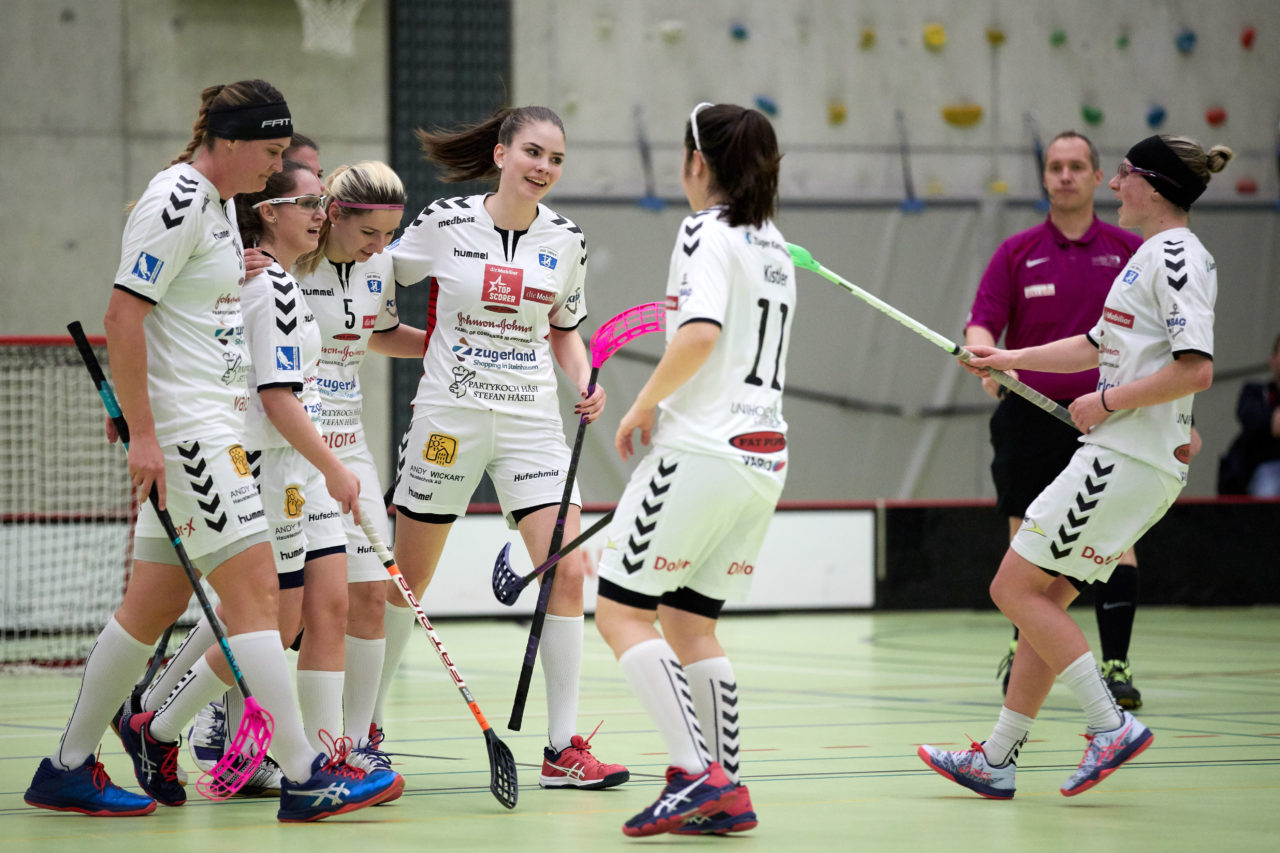 Zug United Damen NLA 
Zug United - UH Aergera Giffers 
Resultat 6 : 2 am 16. Februar 2019 in der Sporthalle  Dorfmatt in Rotkreuz 
Bild: Michael Peter