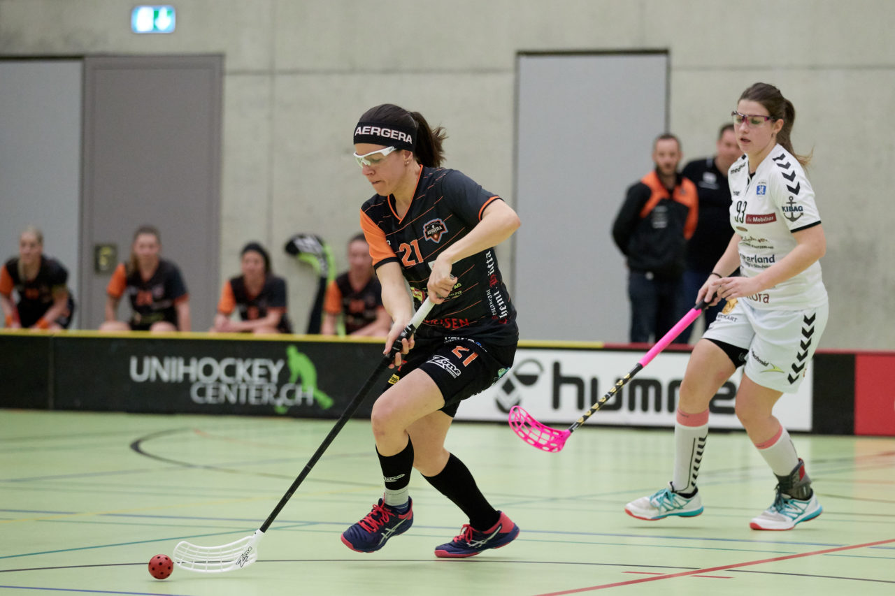Zug United Damen NLA 
Zug United - UH Aergera Giffers 
Resultat 6 : 2 am 16. Februar 2019 in der Sporthalle  Dorfmatt in Rotkreuz 
Bild: Michael Peter