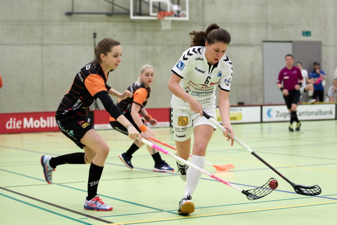 Zug United Damen NLA 
Zug United - UH Aergera Giffers 
Resultat 6 : 2 am 16. Februar 2019 in der Sporthalle  Dorfmatt in Rotkreuz 
Bild: Michael Peter