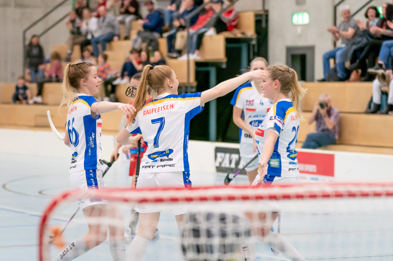 Oberseen (Winterthur), 10.02.2019, Unihockey Damen U21 A 18. Runde, Red Ants Rychenberg Winterthur - Kloten-Dietlikon Jets, die Jets bejubeln das 3:1

(Claudio Schwarz, unihockey-fotos.ch)

Copyright: Claudio Schwarz, unihockey-fotos.ch – Dieses Bild wurde durch swiss unihockey lizenziert und darf ausschliesslich auf den Online-Kanälen von swiss unihockey verwendet werden. Die redaktionelle oder kommerzielle Nutzung durch Dritte (Medien, Vereine, Unternehmen oder Privatpersonen) per Download von diesem flickr-Account ist ausgeschlossen. Das Bild kann bei Interesse via unihockey-fotos.ch kostenpflichtig lizenziert werden. unihockey-fotos.ch behält sich vor, fehlbaren Medien, Vereinen, Unternehmen oder Privatpersonen Bilder mit einem Zuschlag in Rechnung zu stellen.