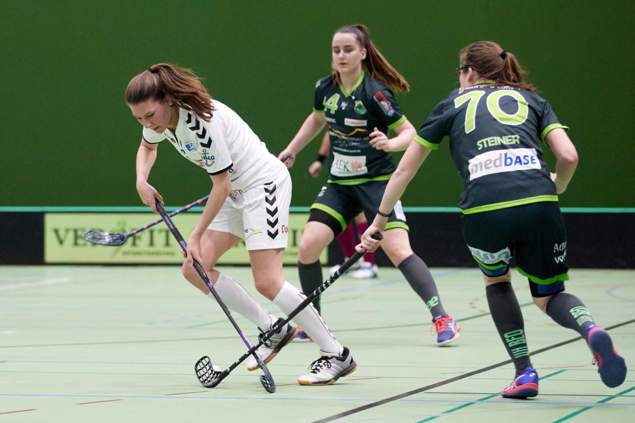 Zug United Damen NLA Playoff Viertelfinal 2. Spiel
Zug United - Unihockey Berner Oberland 
Resultat 3 : 6 am 10. März 2019 in der Sporthalle der Kantonsschule Zug 
Bild: Michael Peter