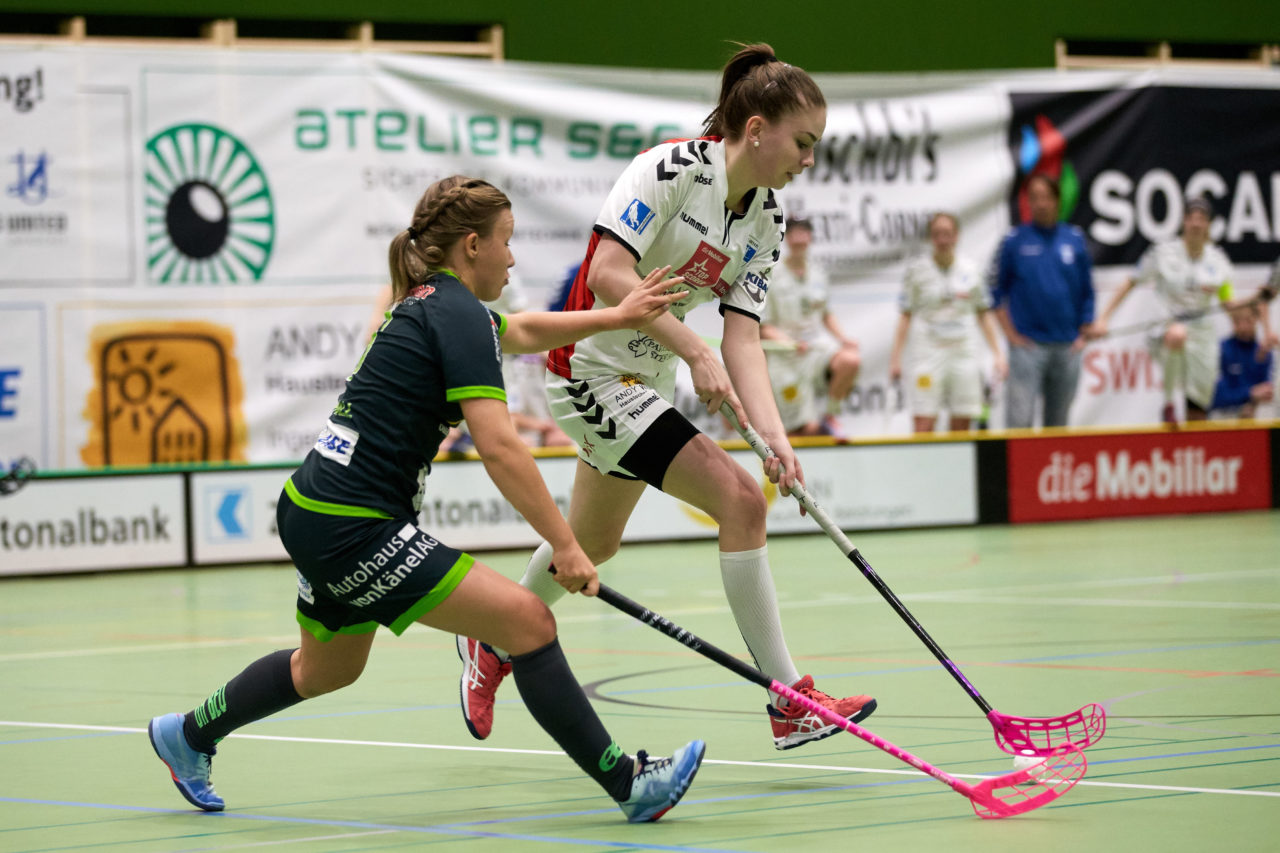 Zug United Damen NLA Playoff Viertelfinal 2. Spiel
Zug United - Unihockey Berner Oberland 
Resultat 3 : 6 am 10. März 2019 in der Sporthalle der Kantonsschule Zug 
Bild: Michael Peter
