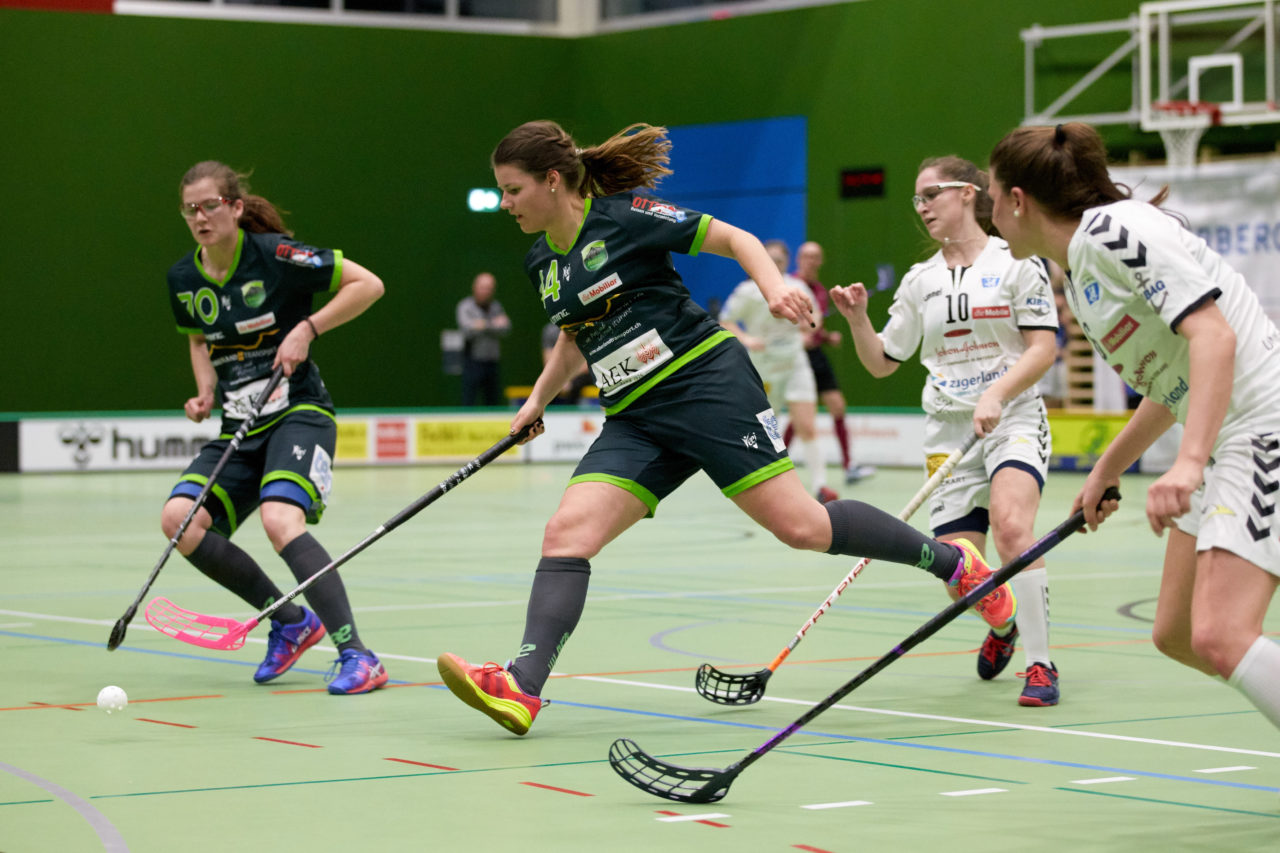 Zug United Damen NLA Playoff Viertelfinal 2. Spiel
Zug United - Unihockey Berner Oberland 
Resultat 3 : 6 am 10. März 2019 in der Sporthalle der Kantonsschule Zug 
Bild: Michael Peter