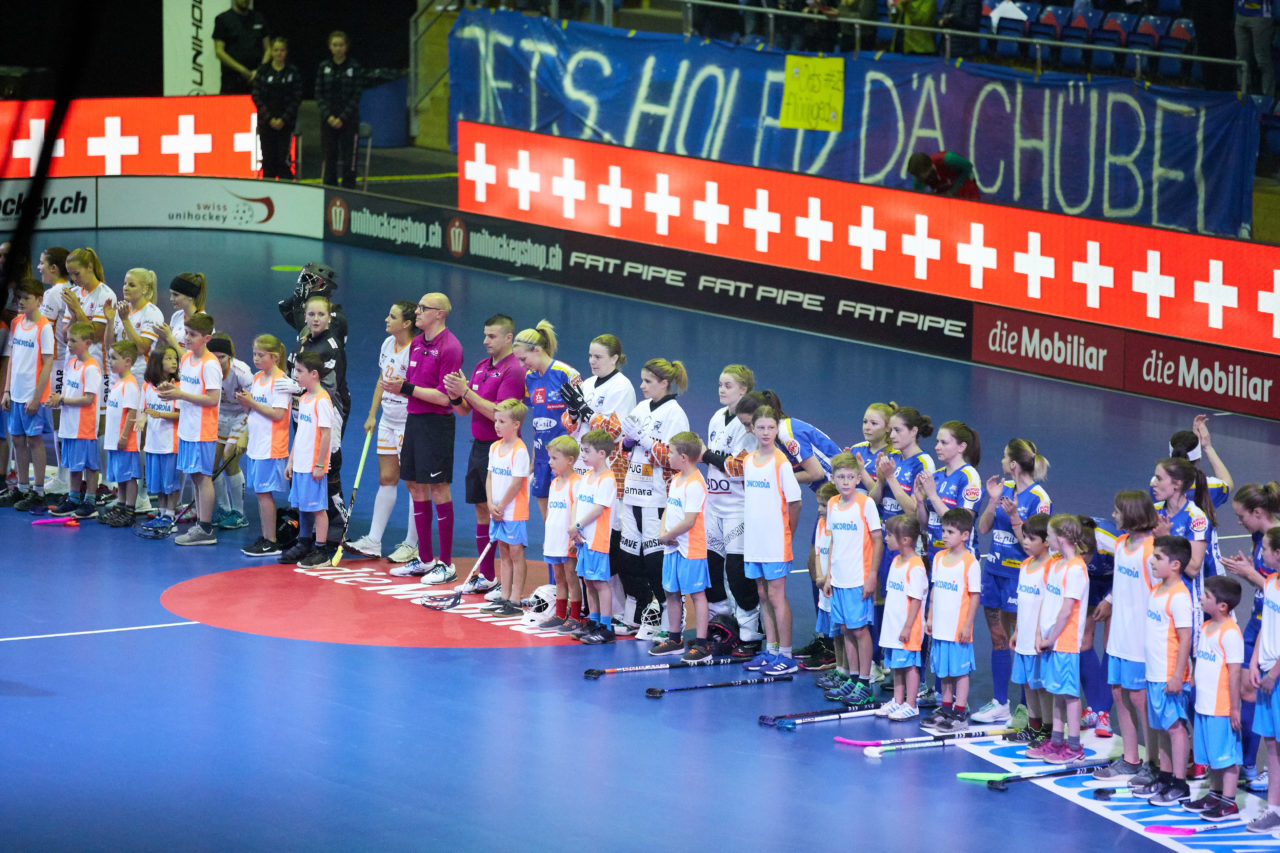 Damen NLA Superfinal 2018/19 
piranha chur - Kloten-Dietlikon Jets 
Am 27. April 2019 in der SWISS  Arena in Kloten 
Foto: Michael Peter unihockey-fotos.ch