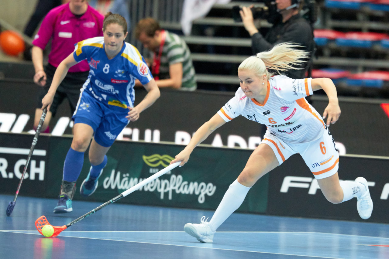 Damen NLA Superfinal 2018/19 
piranha chur - Kloten-Dietlikon Jets 
Am 27. April 2019 in der SWISS  Arena in Kloten 
Foto: Michael Peter unihockey-fotos.ch