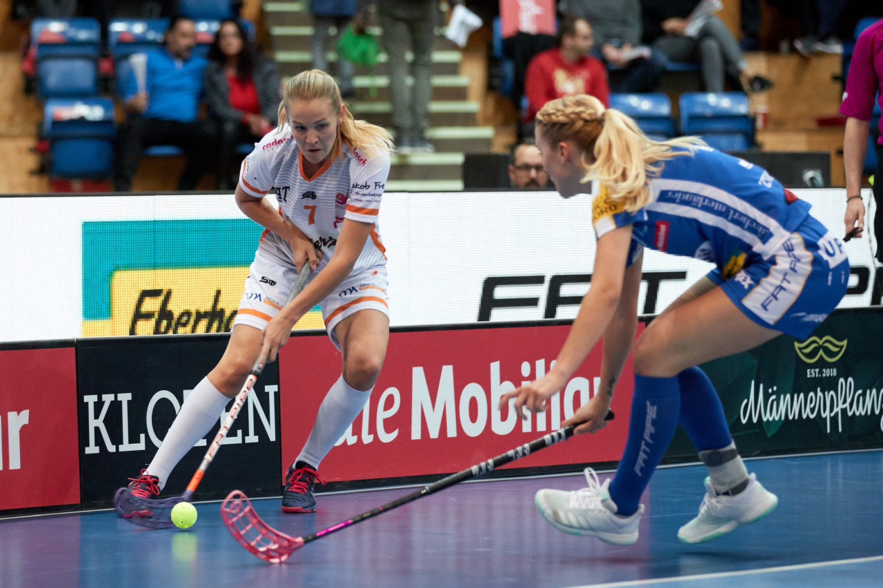 Damen NLA Superfinal 2018/19 
piranha chur - Kloten-Dietlikon Jets 
Am 27. April 2019 in der SWISS  Arena in Kloten 
Foto: Michael Peter unihockey-fotos.ch