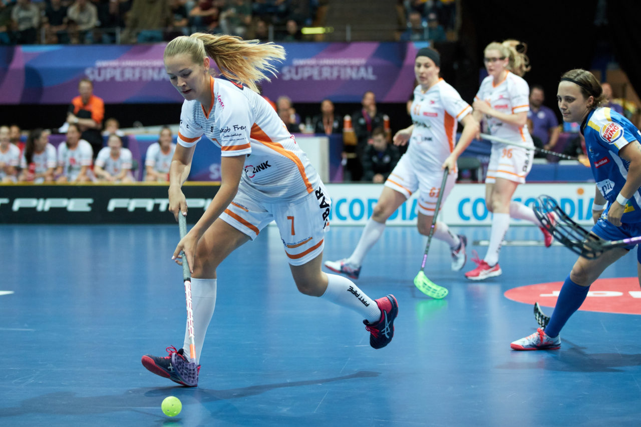 Damen NLA Superfinal 2018/19 
piranha chur - Kloten-Dietlikon Jets 
Am 27. April 2019 in der SWISS  Arena in Kloten 
Foto: Michael Peter unihockey-fotos.ch