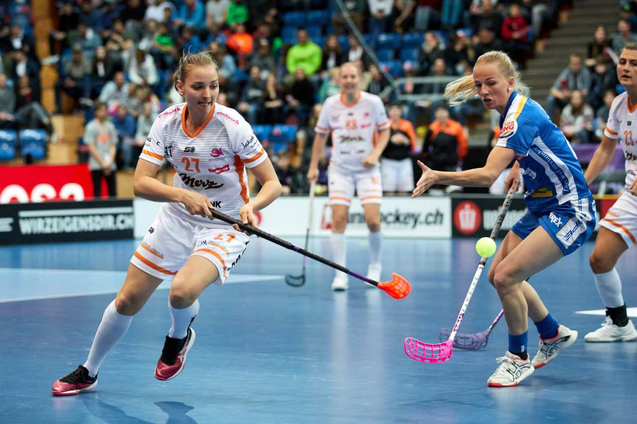 Damen NLA Superfinal 2018/19 
piranha chur - Kloten-Dietlikon Jets 
Am 27. April 2019 in der SWISS  Arena in Kloten 
Foto: Michael Peter unihockey-fotos.ch
