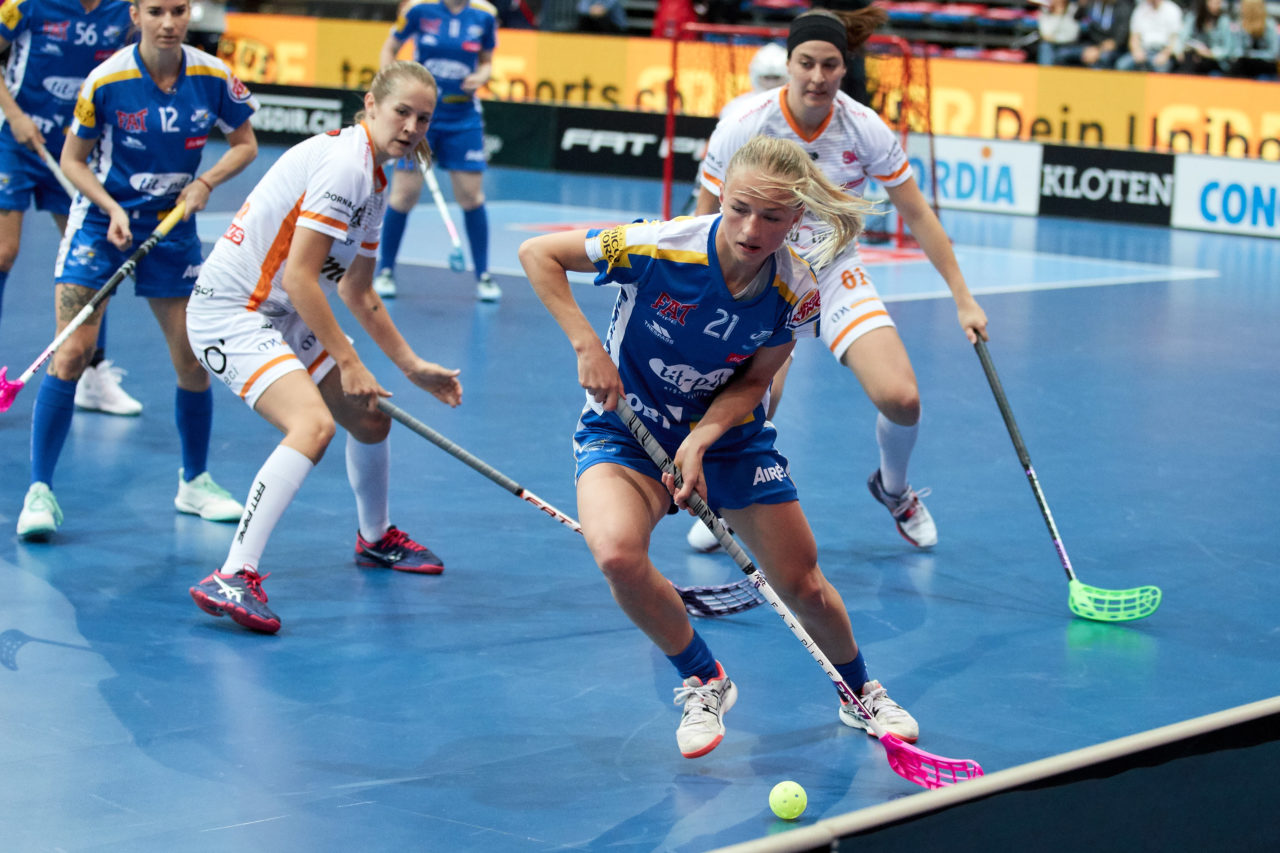 Damen NLA Superfinal 2018/19 
piranha chur - Kloten-Dietlikon Jets 
Am 27. April 2019 in der SWISS  Arena in Kloten 
Foto: Michael Peter unihockey-fotos.ch