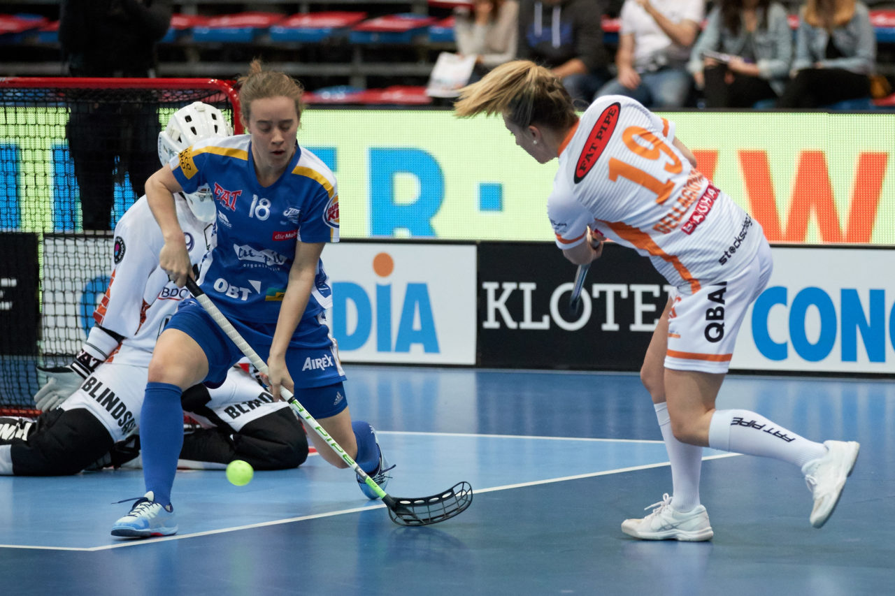Damen NLA Superfinal 2018/19 
piranha chur - Kloten-Dietlikon Jets 
Am 27. April 2019 in der SWISS  Arena in Kloten 
Foto: Michael Peter unihockey-fotos.ch