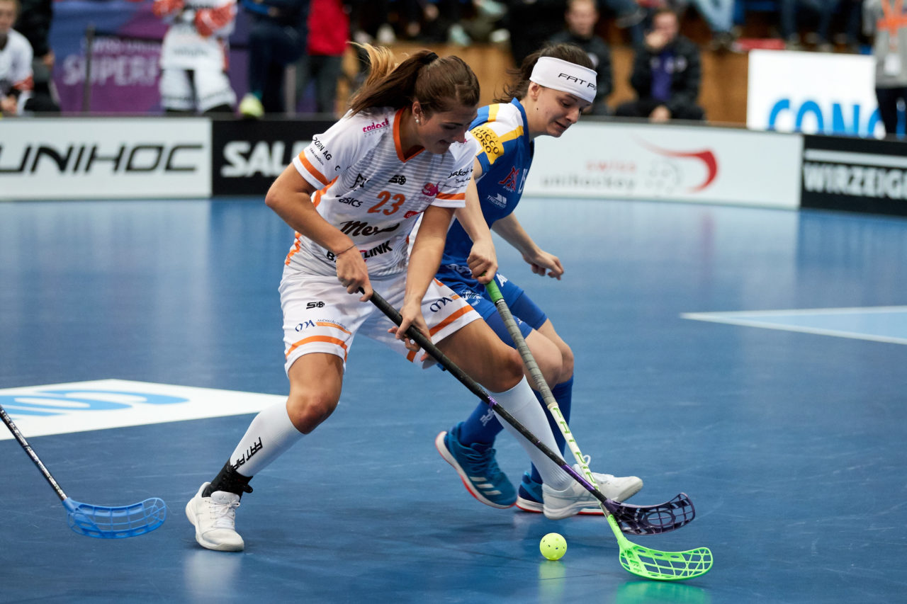 Damen NLA Superfinal 2018/19 
piranha chur - Kloten-Dietlikon Jets 
Am 27. April 2019 in der SWISS  Arena in Kloten 
Foto: Michael Peter unihockey-fotos.ch