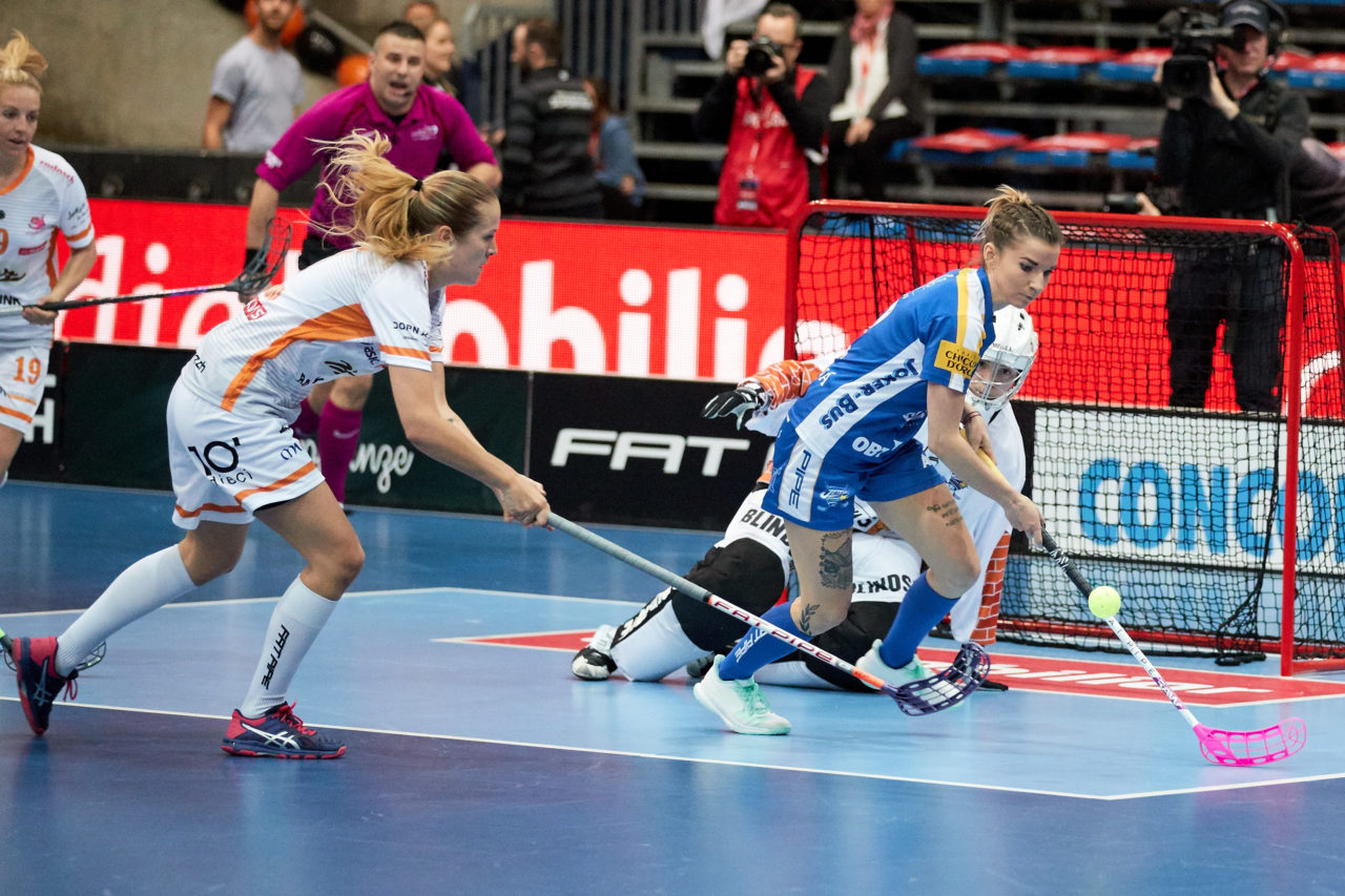 Damen NLA Superfinal 2018/19 
piranha chur - Kloten-Dietlikon Jets 
Am 27. April 2019 in der SWISS  Arena in Kloten 
Foto: Michael Peter unihockey-fotos.ch