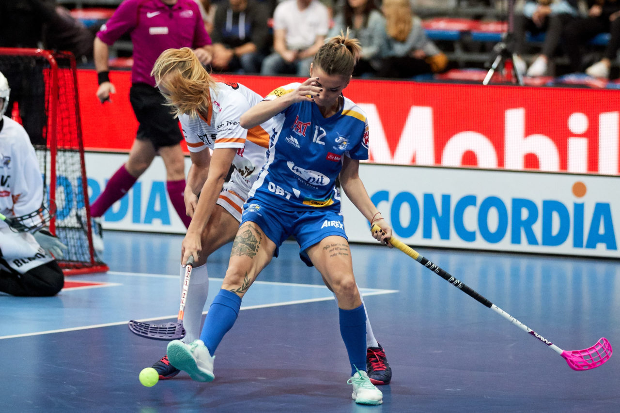 Damen NLA Superfinal 2018/19 
piranha chur - Kloten-Dietlikon Jets 
Am 27. April 2019 in der SWISS  Arena in Kloten 
Foto: Michael Peter unihockey-fotos.ch
