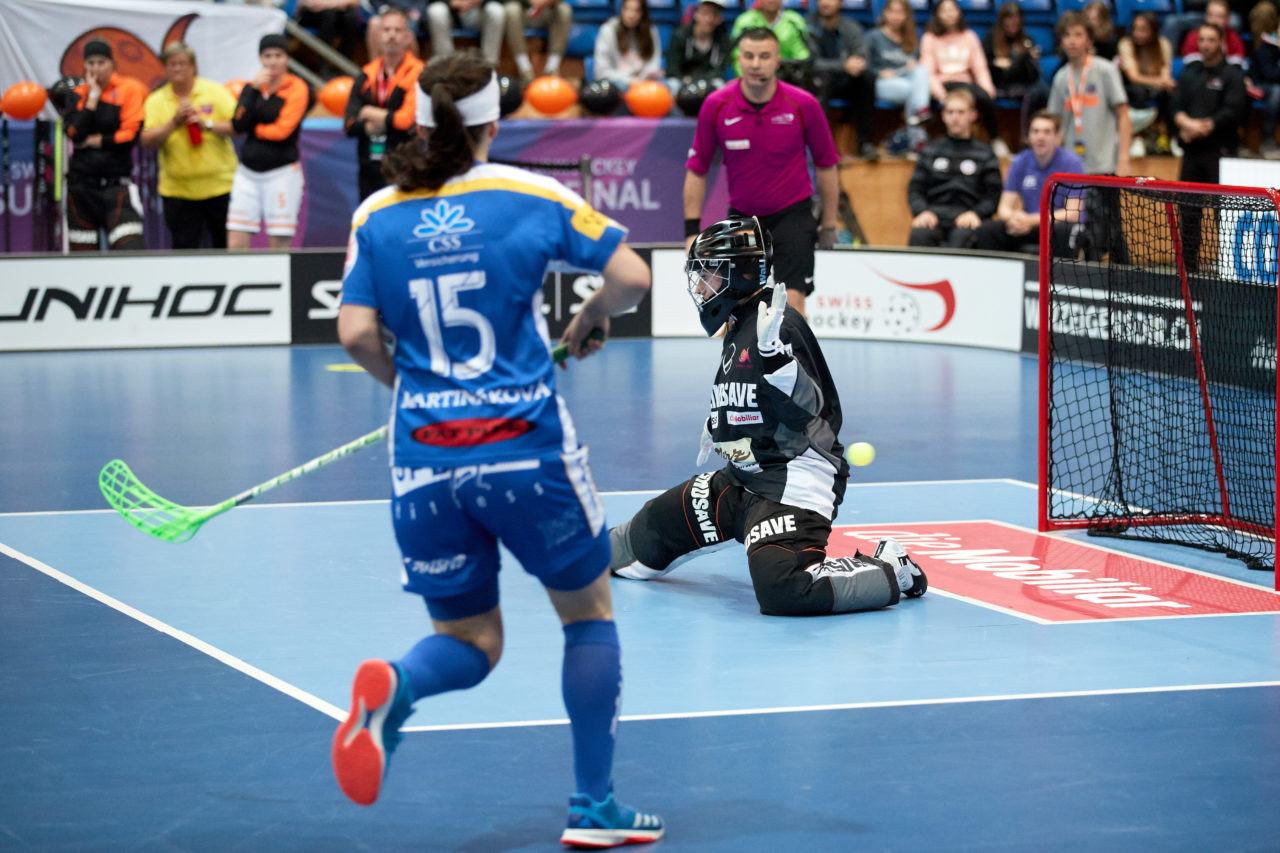 Damen NLA Superfinal 2018/19 
piranha chur - Kloten-Dietlikon Jets 
Am 27. April 2019 in der SWISS  Arena in Kloten 
Foto: Michael Peter unihockey-fotos.ch
