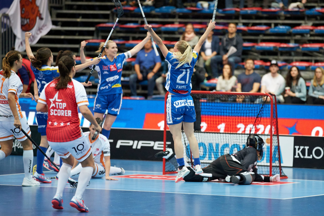 Damen NLA Superfinal 2018/19 
piranha chur - Kloten-Dietlikon Jets 
Am 27. April 2019 in der SWISS  Arena in Kloten 
Foto: Michael Peter unihockey-fotos.ch