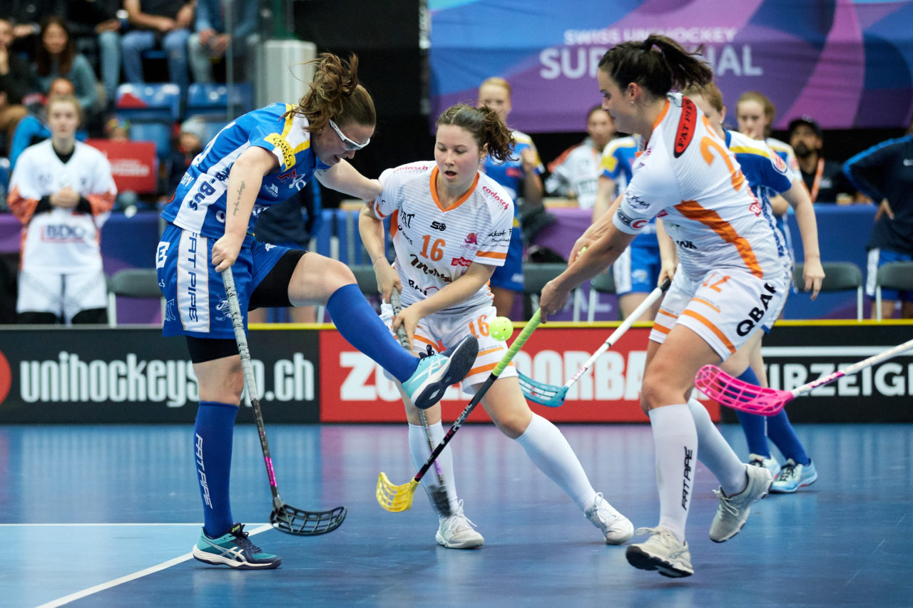 Damen NLA Superfinal 2018/19 
piranha chur - Kloten-Dietlikon Jets 
Am 27. April 2019 in der SWISS  Arena in Kloten 
Foto: Michael Peter unihockey-fotos.ch