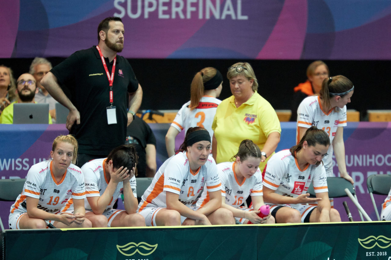 Damen NLA Superfinal 2018/19 
piranha chur - Kloten-Dietlikon Jets 
Am 27. April 2019 in der SWISS  Arena in Kloten 
Foto: Michael Peter unihockey-fotos.ch