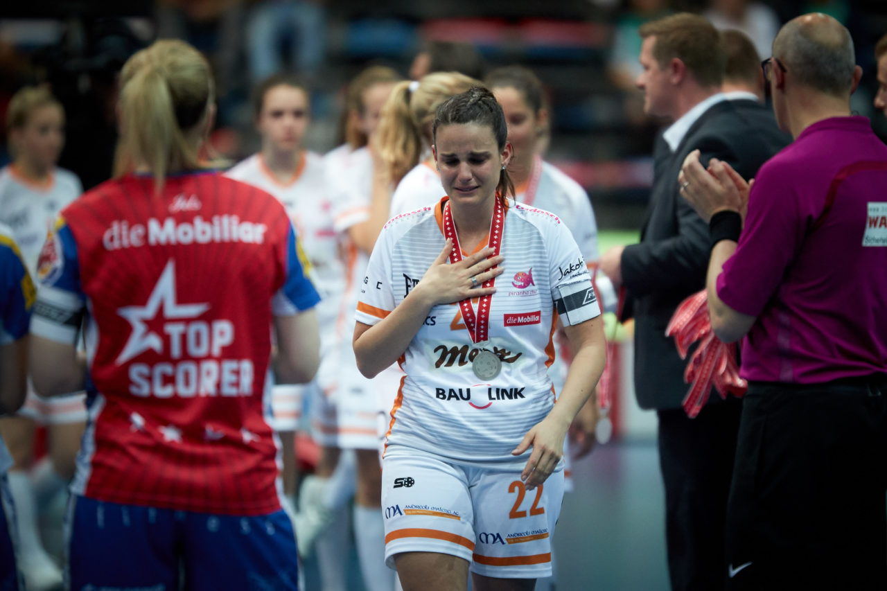 Damen NLA Superfinal 2018/19 
piranha chur - Kloten-Dietlikon Jets 
Am 27. April 2019 in der SWISS  Arena in Kloten 
Foto: Michael Peter unihockey-fotos.ch