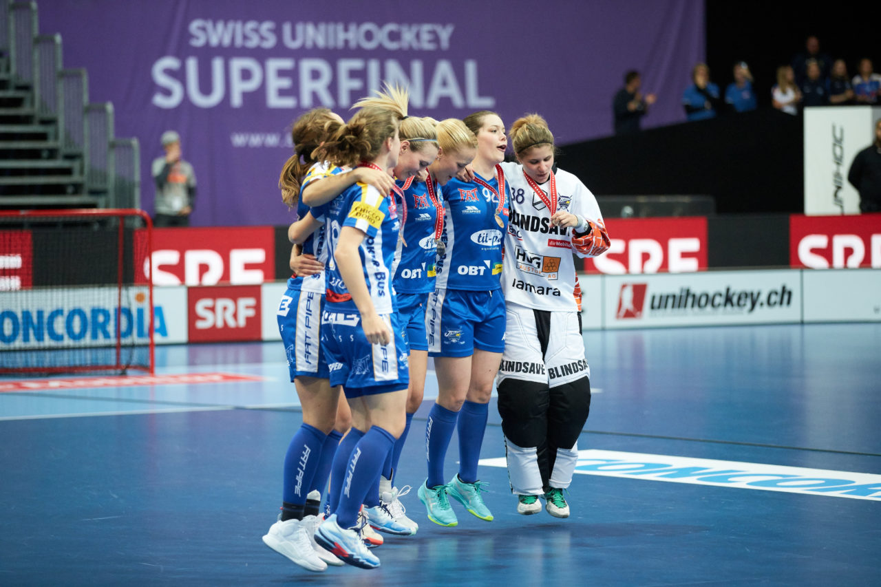 Damen NLA Superfinal 2018/19 
piranha chur - Kloten-Dietlikon Jets 
Am 27. April 2019 in der SWISS  Arena in Kloten 
Foto: Michael Peter unihockey-fotos.ch